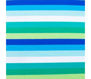 Jersey - Multicolor Lines Lime Blau